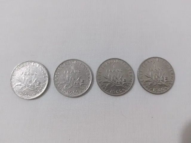 9 Moedas da França de 1960 à 1983. - Foto 4