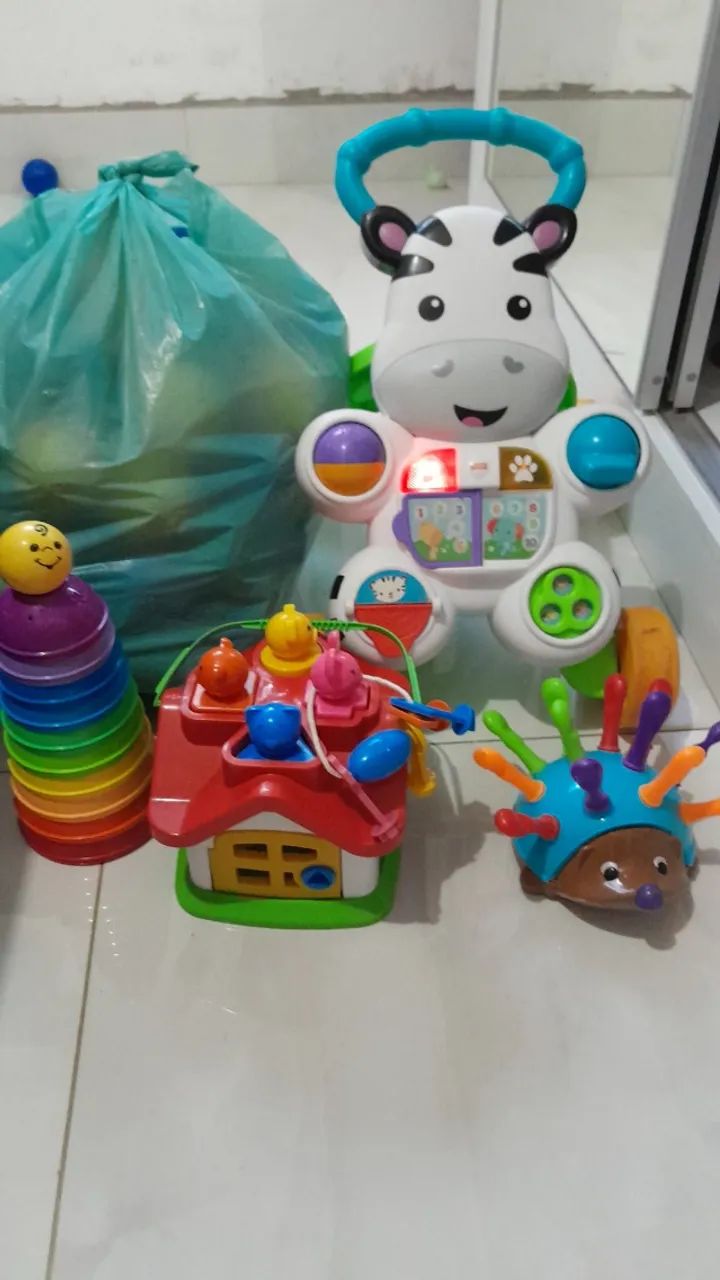 Andador + brinquedos
