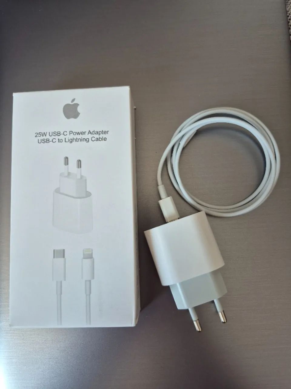 Carregador para iPhone 25W USB-C + Cabo Lightning 1m - Foto 5