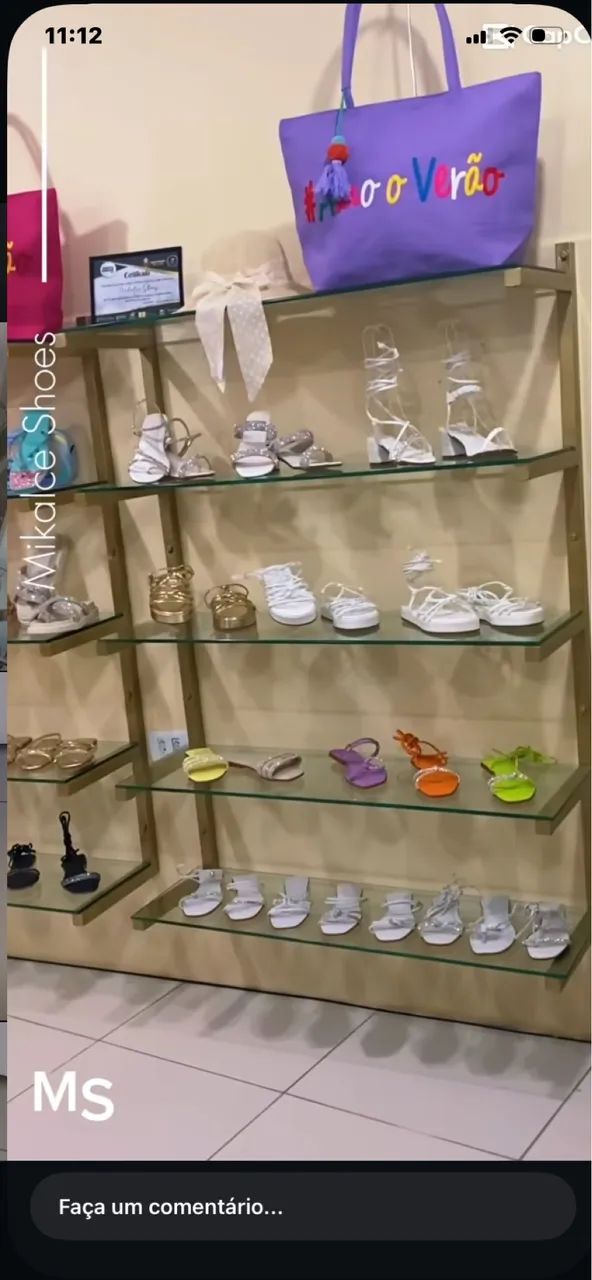 Estante expositora para loja