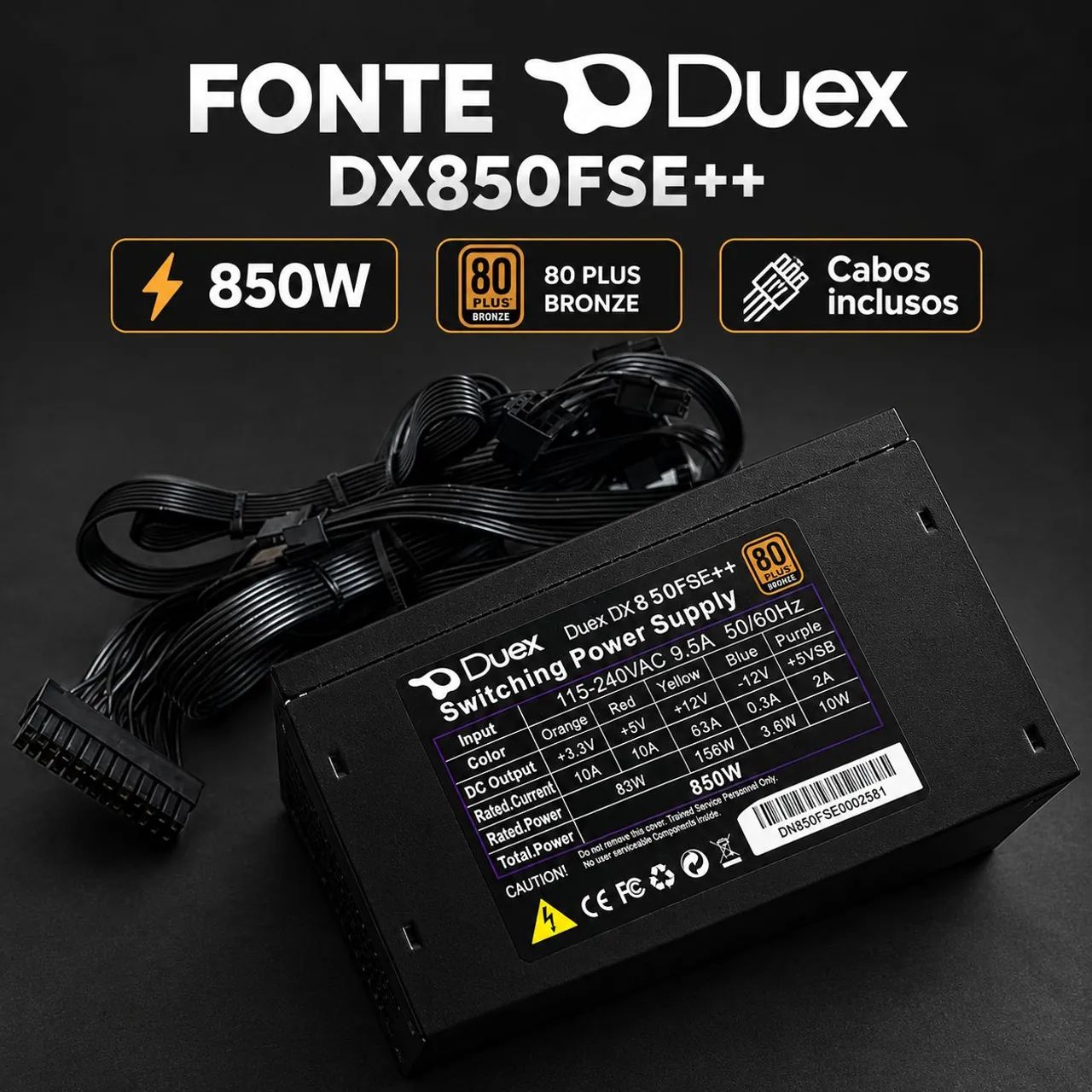 Fonte Pc 850w