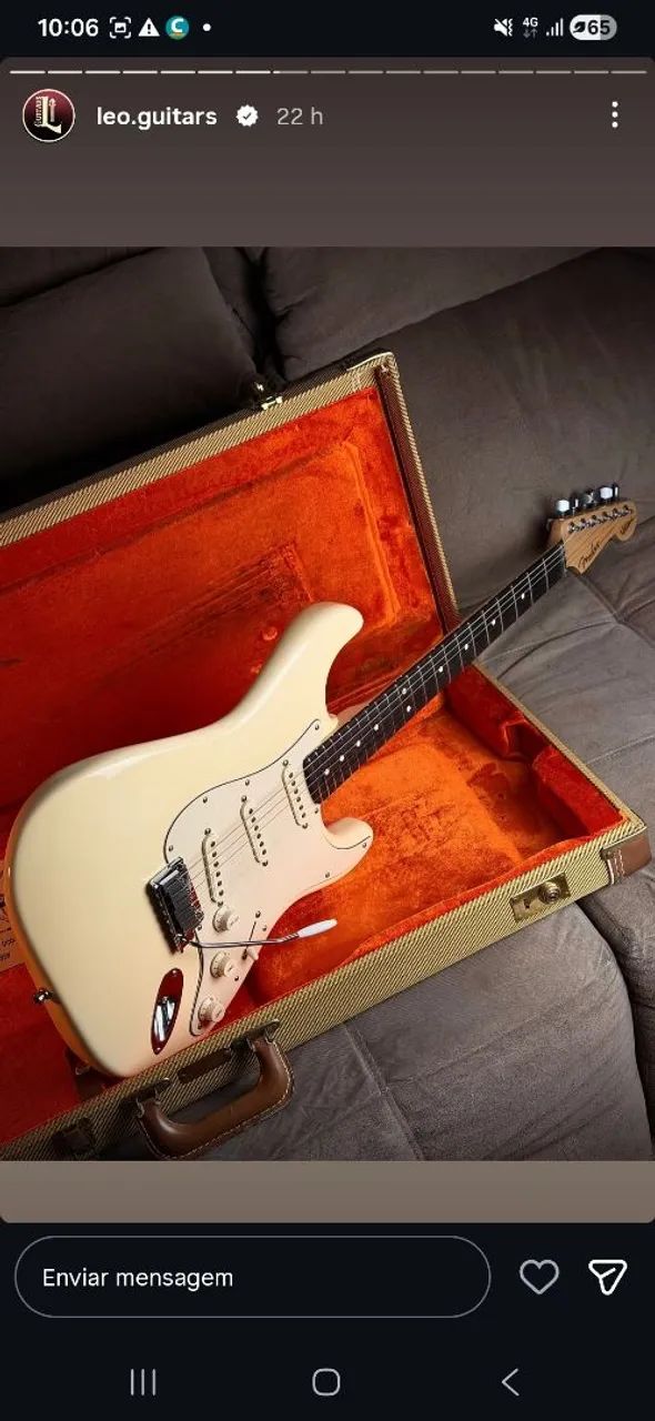 Guitarra Fender Jeff Beck made usa - Instrumentos musicais
