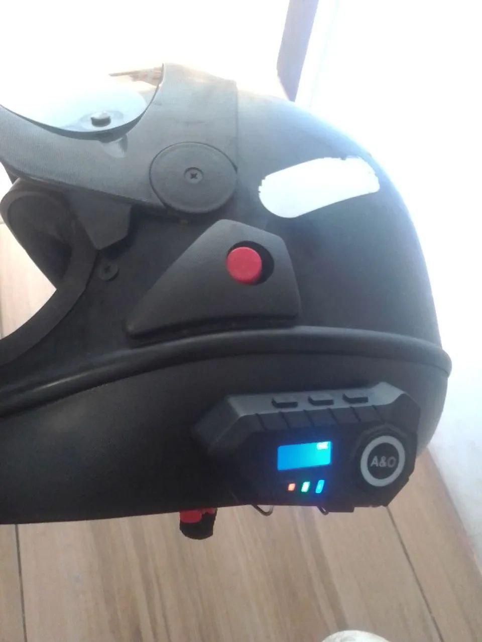 Capacete mais fone