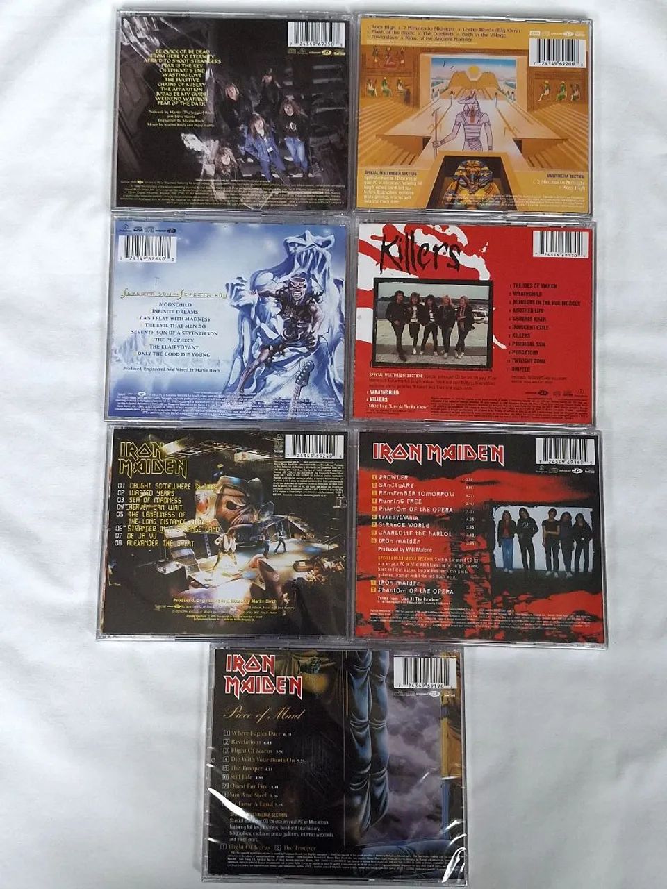 Kit 7 cds Iron Maiden LACRADOS - Foto 2