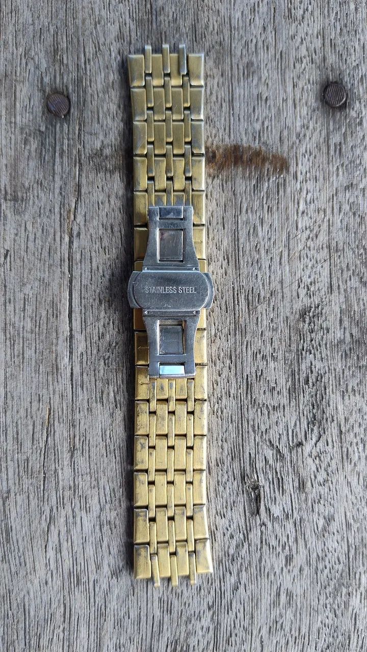Pulseira de Relógio banhada a ouro - Foto 3