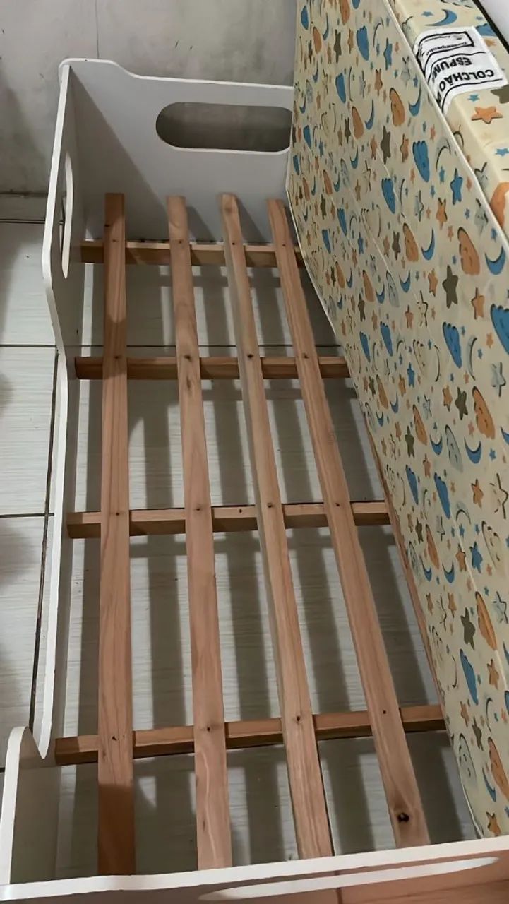 Mini cama com colchão  - Foto 3