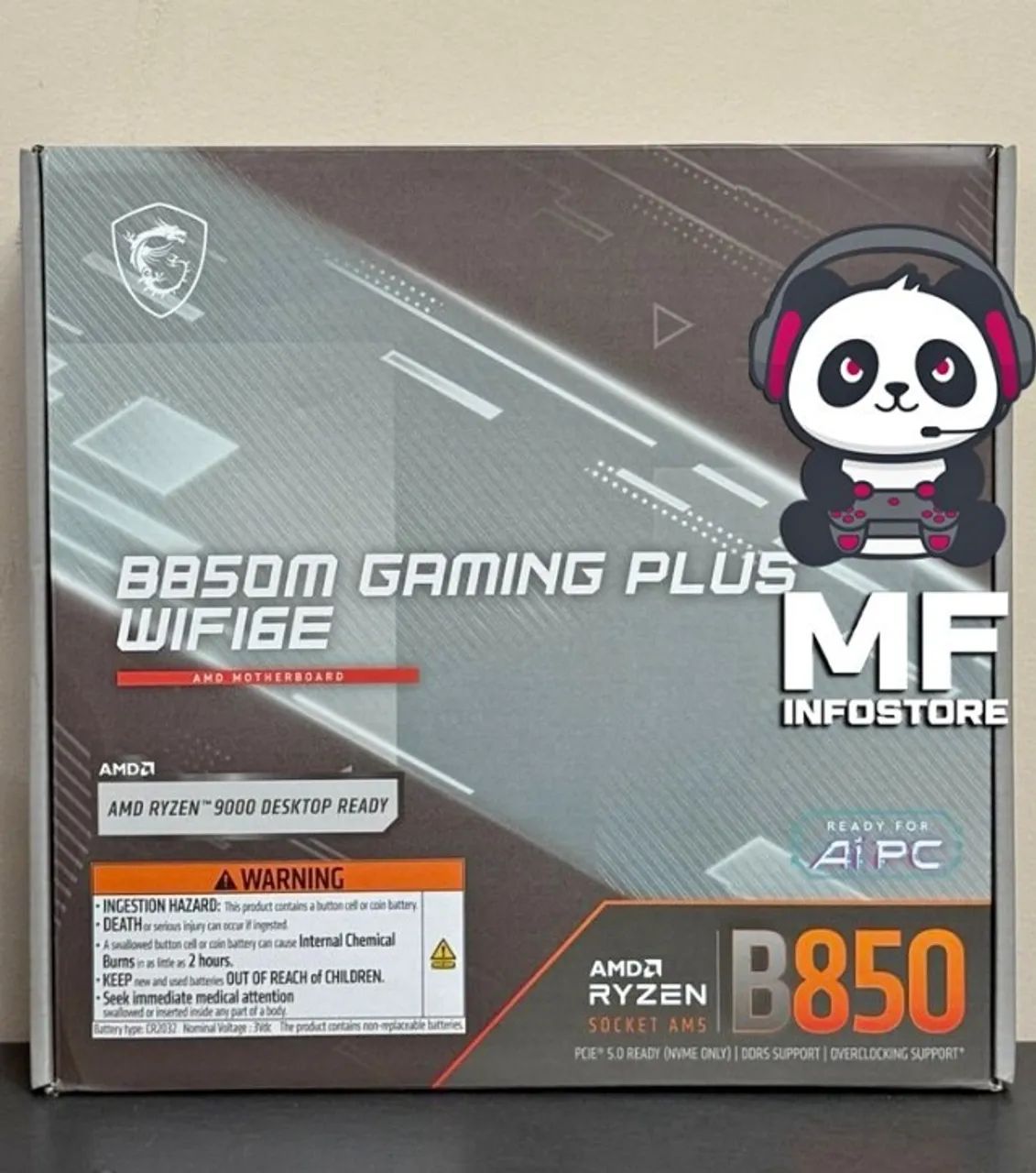 Placa Mãe B850M Gaming Plus Wifi6E MSI