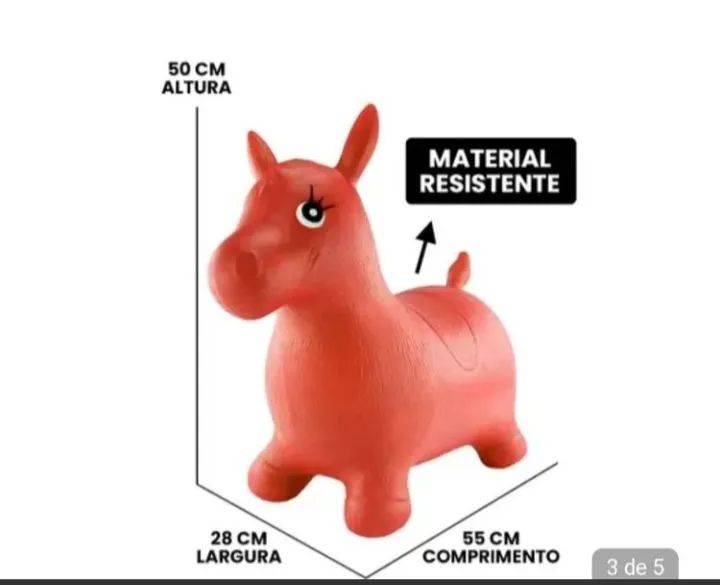 Cavalinho Upa Upa (Inflável) - Foto 4