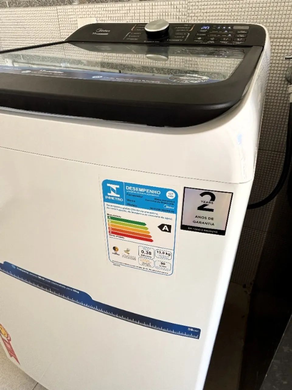 Lavadora Midea 13kg Wave Agitator
