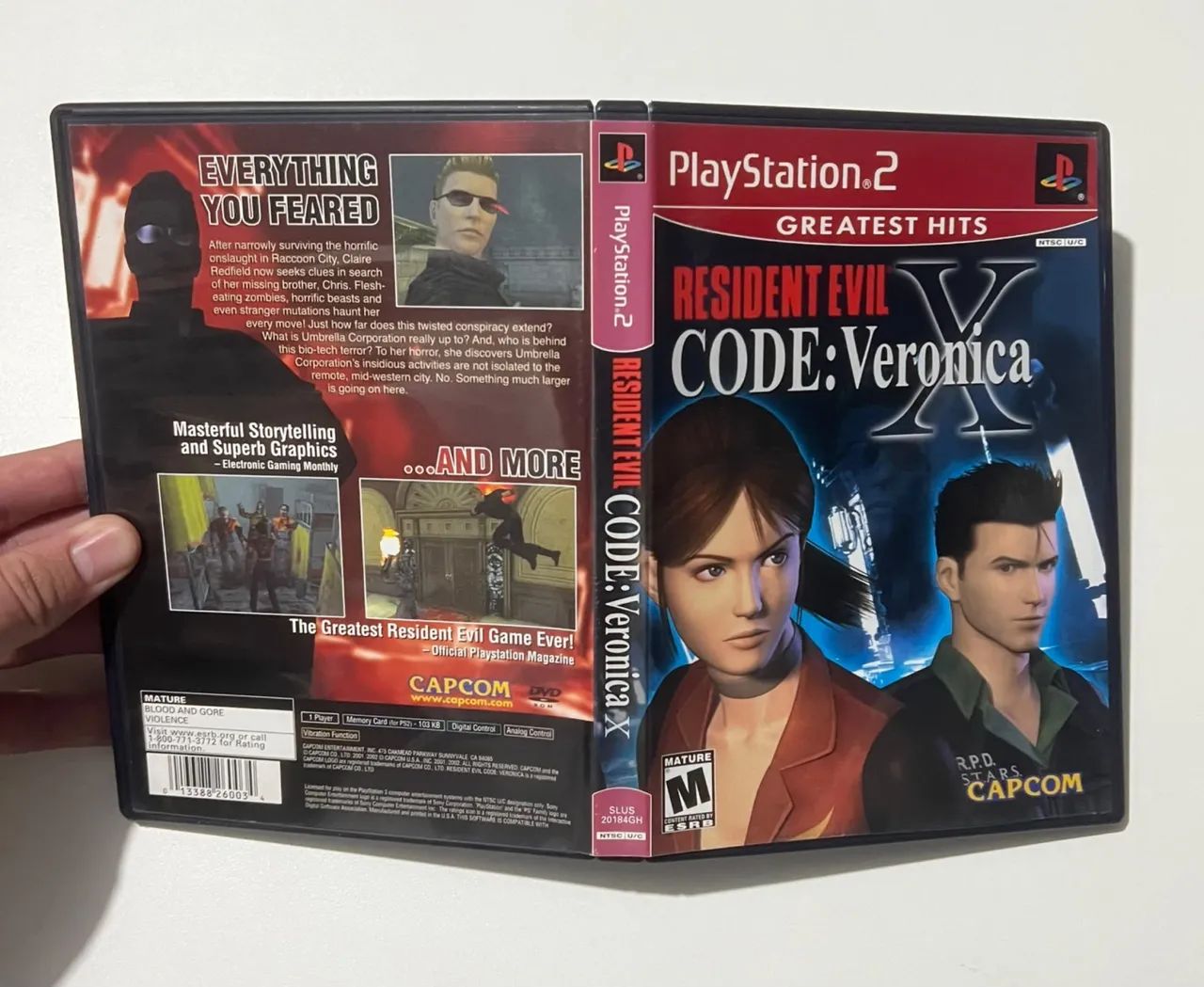 Resident evil code Veronica X ps2