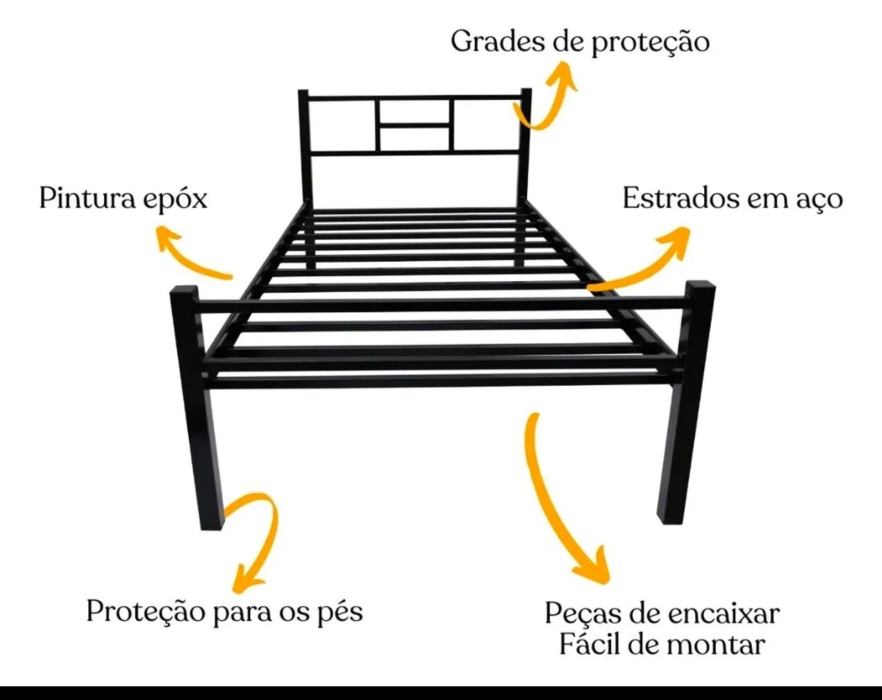 Cama Silteiro de Ferro - Foto 4