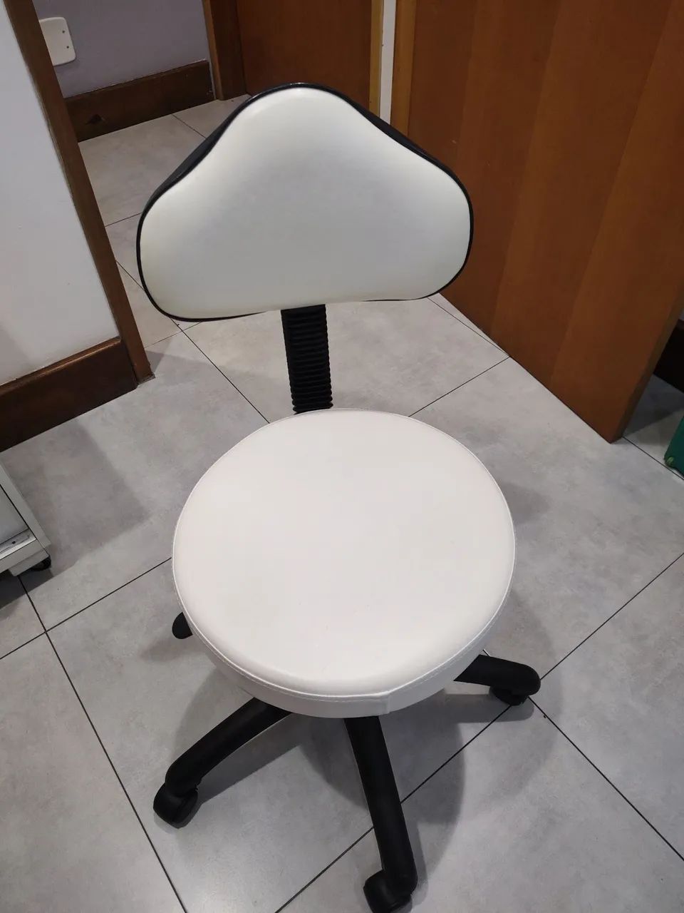 CADEIRA MOCHO GIRATÓRIA COURVIM - Foto 4
