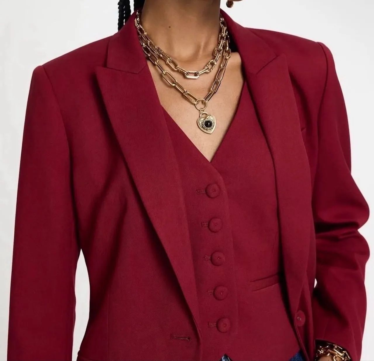 Blaser lê lis blanc vermelho  - Foto 5