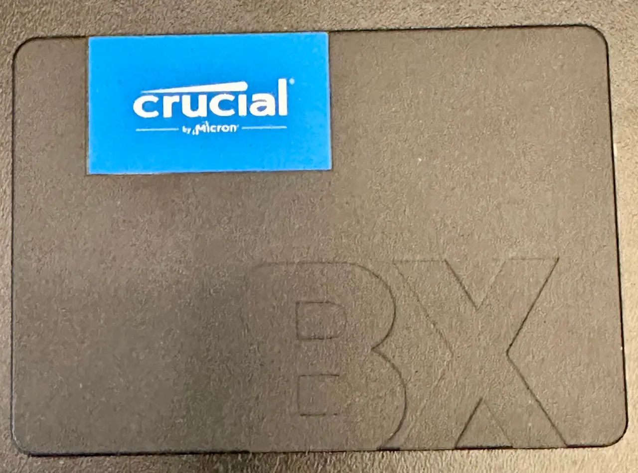 SSD Crucial BX500 1TB (1000GB) SATA III 2,5? - Novo, Sem Caixa
