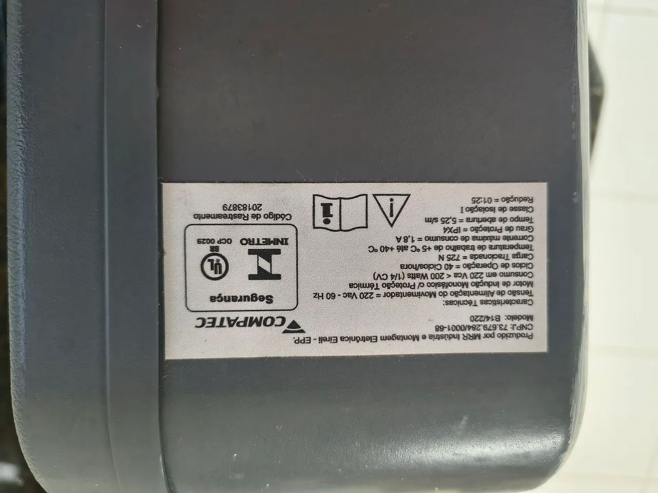 MOTOR PARA PORTÃO DE ELEVAÇÃO  - Foto 5