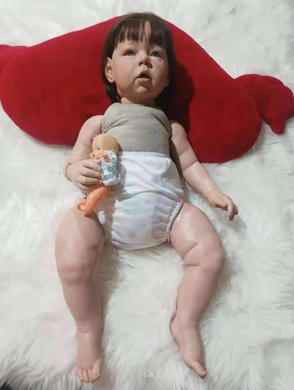 Bb reborn kit liam 70cm peso 3,45  - Foto 5