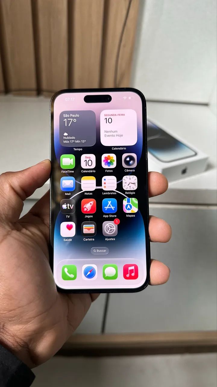 IPhone 14 Pro 256 giga cor preta - Foto 2