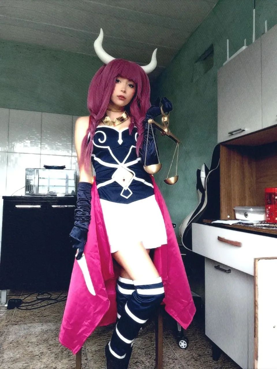 Cosplay completo aura guilhotina - Foto 4