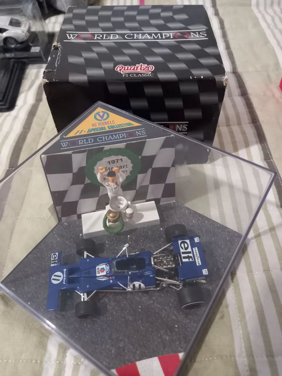 Miniatura F1 Tyrrell 001 Jackie Stewart World Champion 1971 1:43