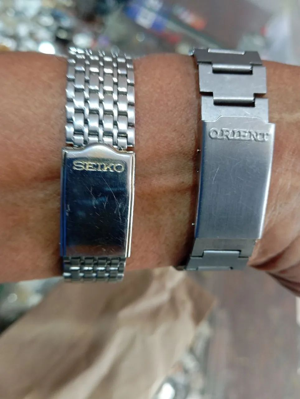 2 relógios Seiko e Orient, automático  - Foto 2