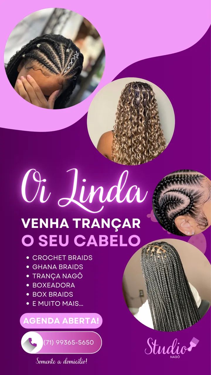 Tranças Nagô & Box brados