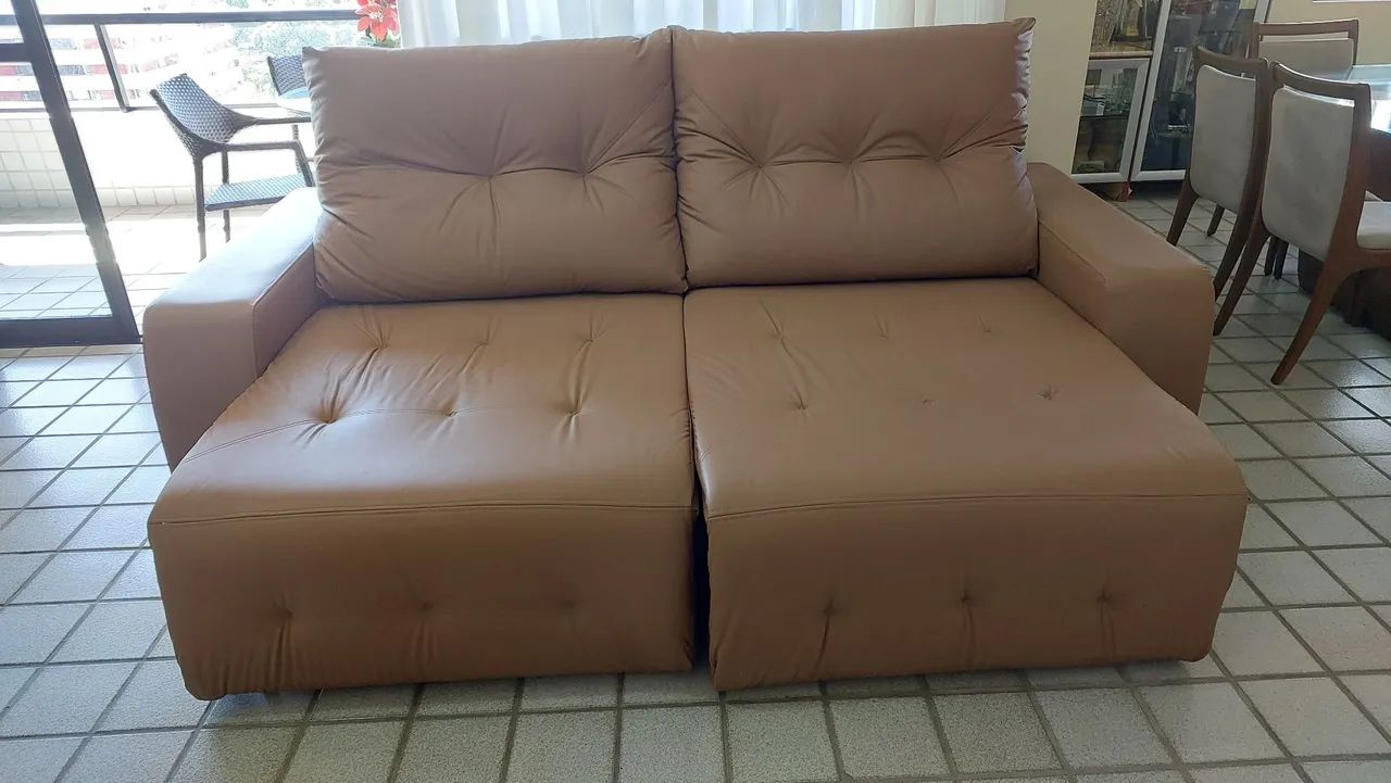 Sofá retrátil novo quatro lugares - Foto 3