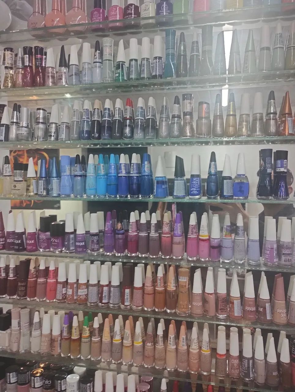 Esmalteria de espelho suporte esmalte 90x1,20 - Foto 3