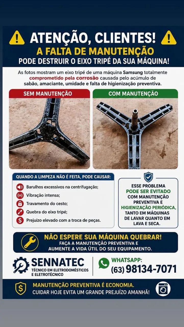 Técnico em máquina de lavar, maquina lava e seca, lavadoras  - Foto 6