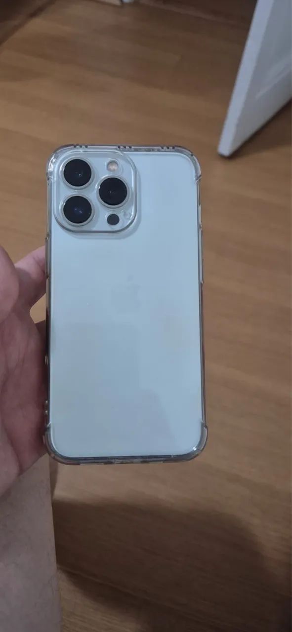 iPhone 13 PRO 128gb Branco/ prata + cabo original