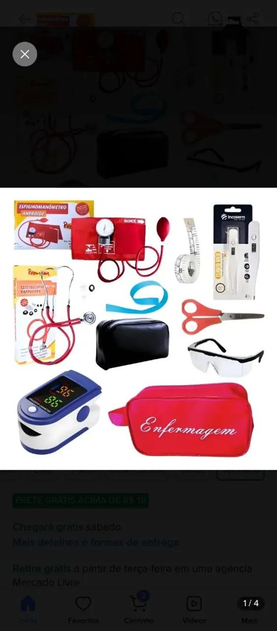 Kit enfermagem 