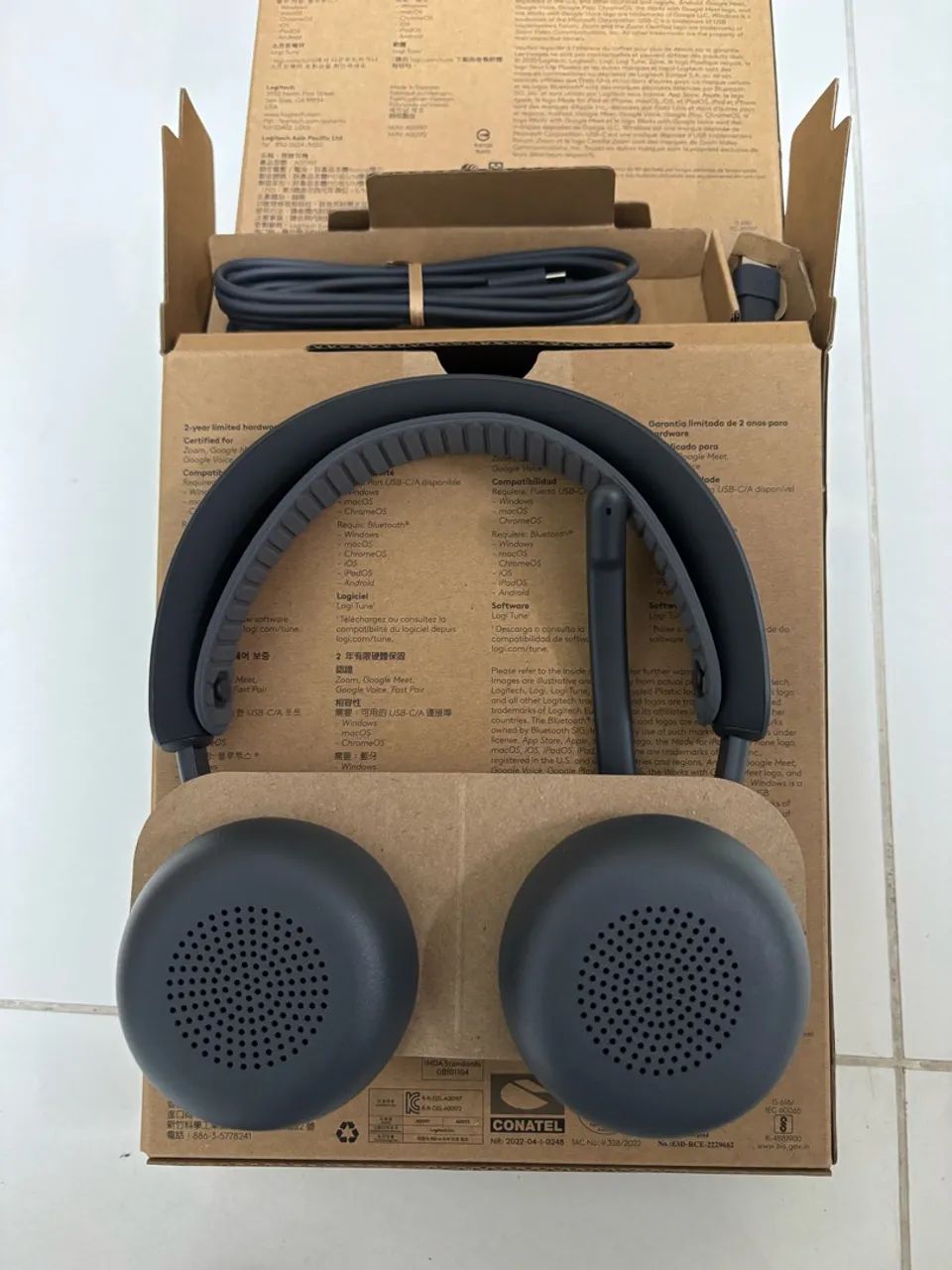 Headset sem Fio Logitech Zone Wireless 2 ES
