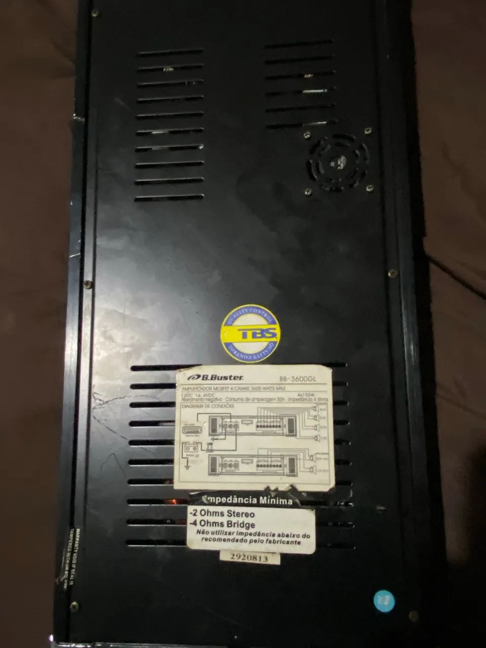 Módulo Ss1 3600watts 4 Canal Mono E Estério. 