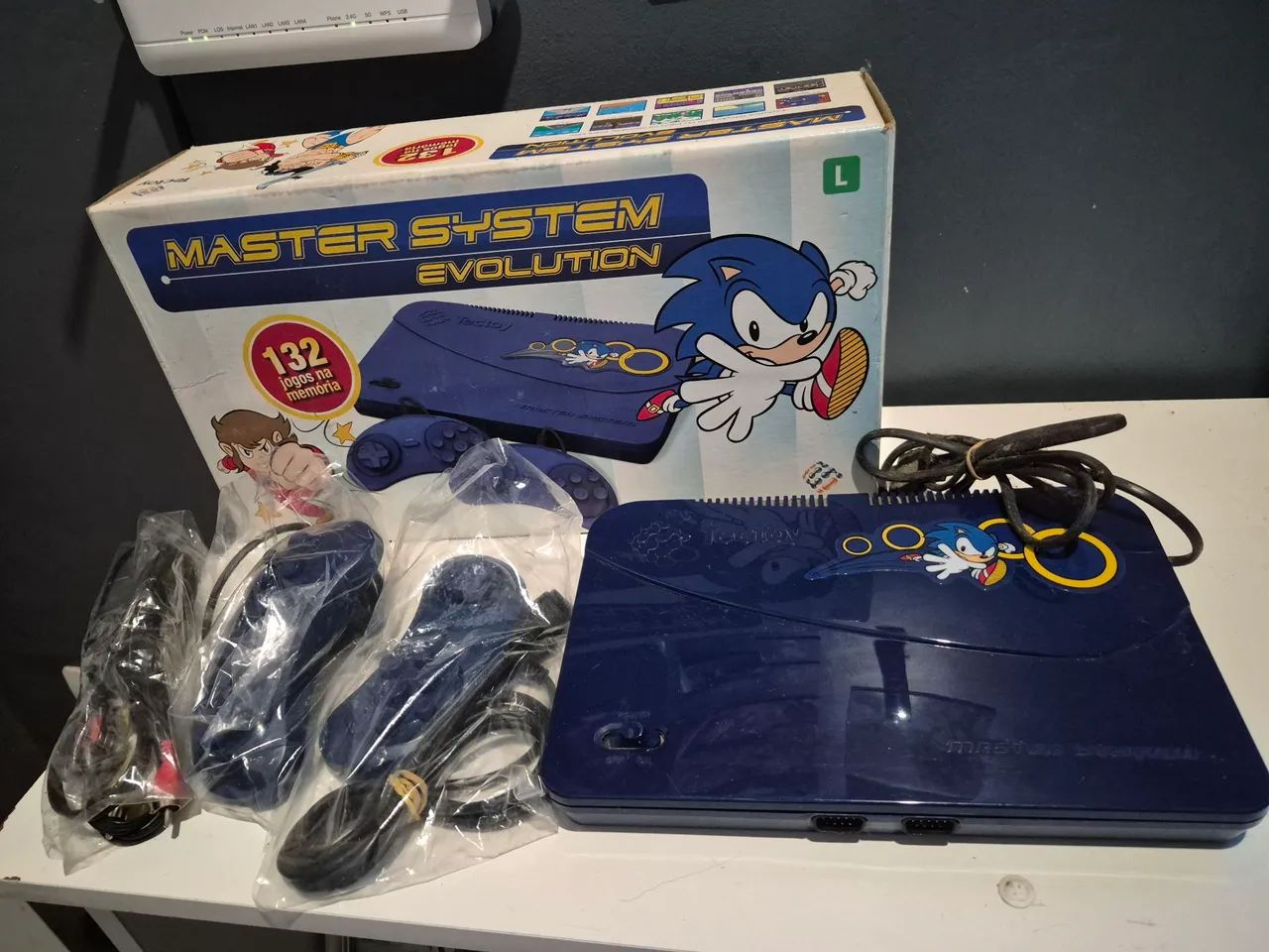 CONSOLE MAXTER SYSTEM 132 JOGOS  - Foto 3