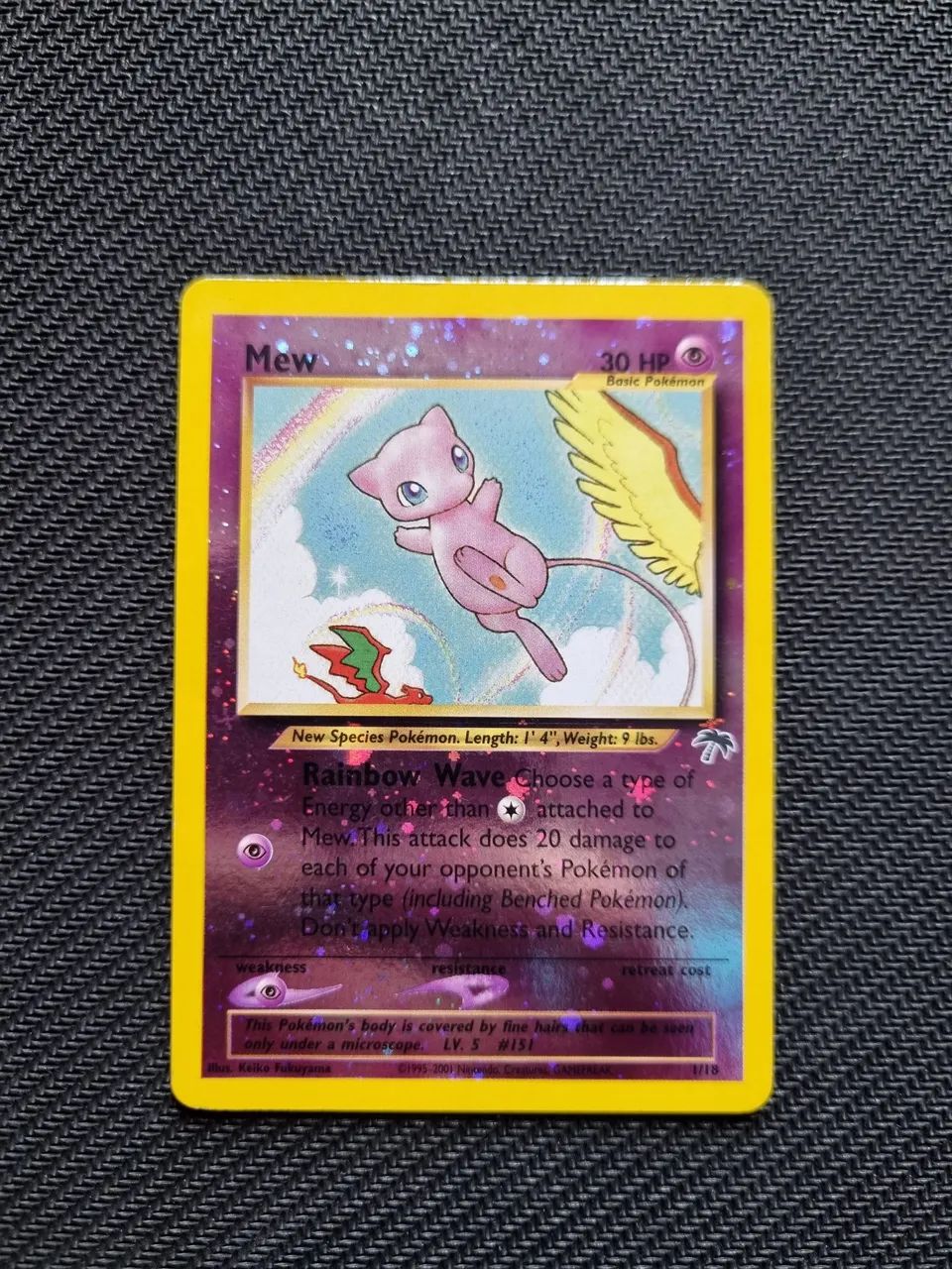 Carta pokémon Mew Southern Islands 