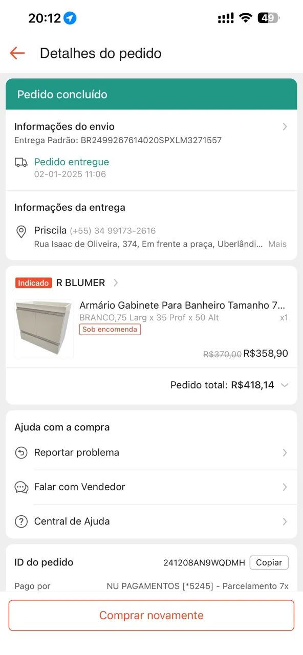 Armário gabinete banheiro - Foto 5
