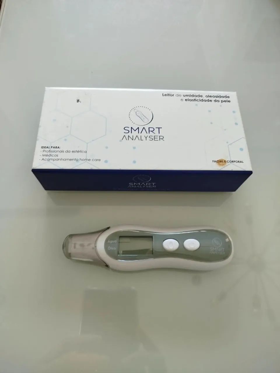 SMART ANALYSER LEITOR DE UMIDADE - OLEOSIDADE E ELASTICIDADE DA PELE
