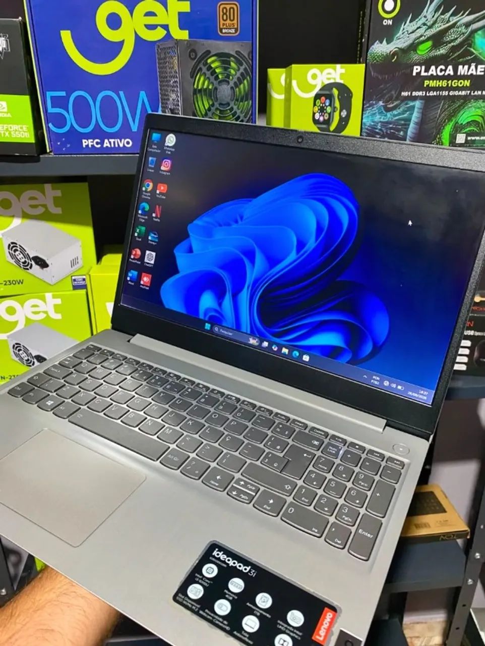 Notebook Core i3 SSD 240GB 8GB RAM Windows 11 em Belém e Ananindeua