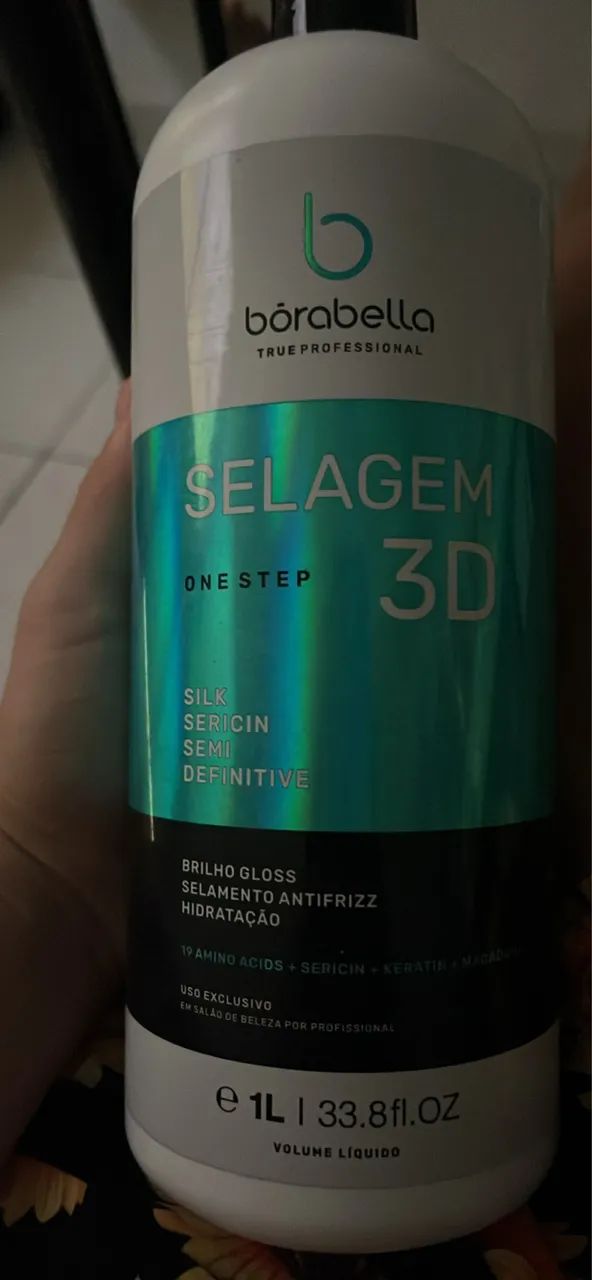 SELAGEM 3D BRILHO GLOSS ,SELAMENTO ANTIFRIZZ E HIDRATAÇÃO