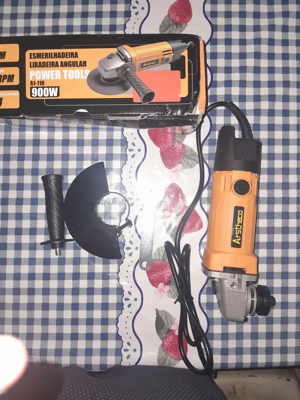 ESMERILHADEIRA LIXADEIRA ANGULAR  900W BARATA PARA LEVA LOGO 