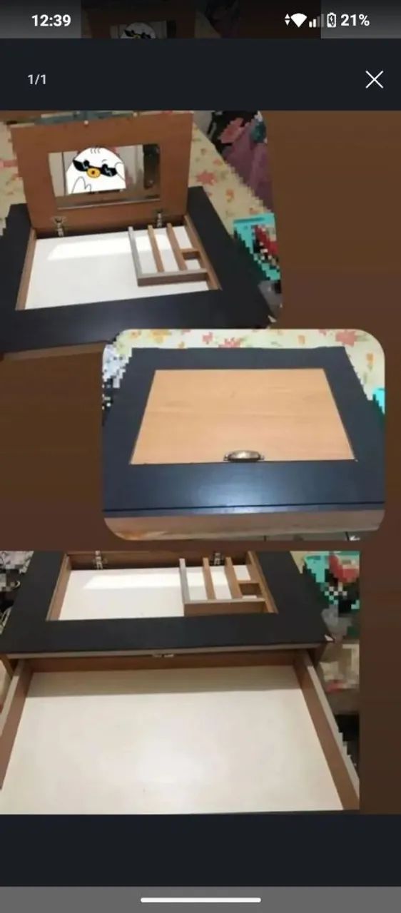 Camarim penteadeira flutuante MDF