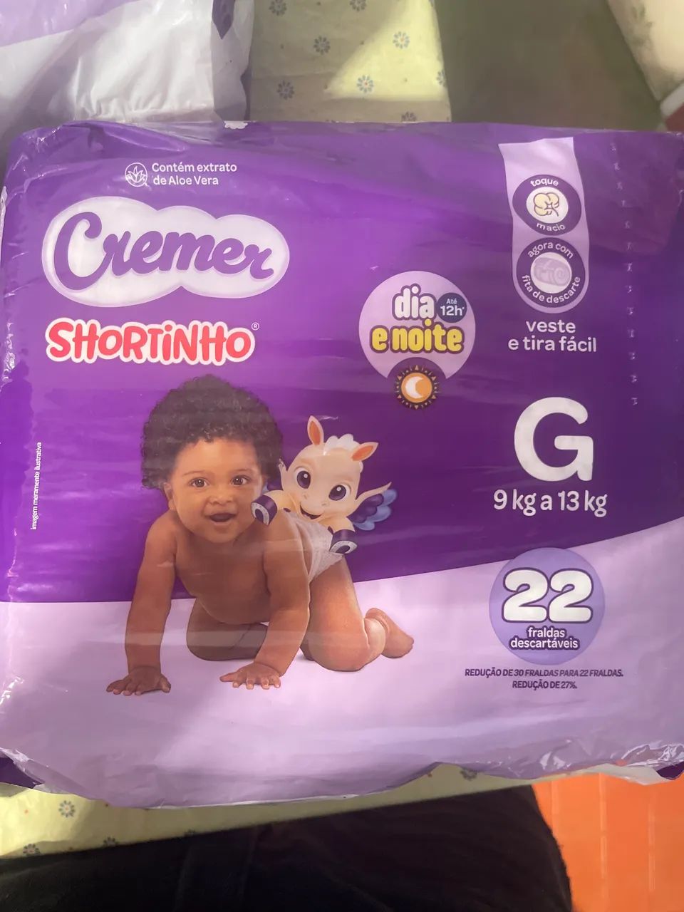 Kit Fralda Cremer Shortinho 