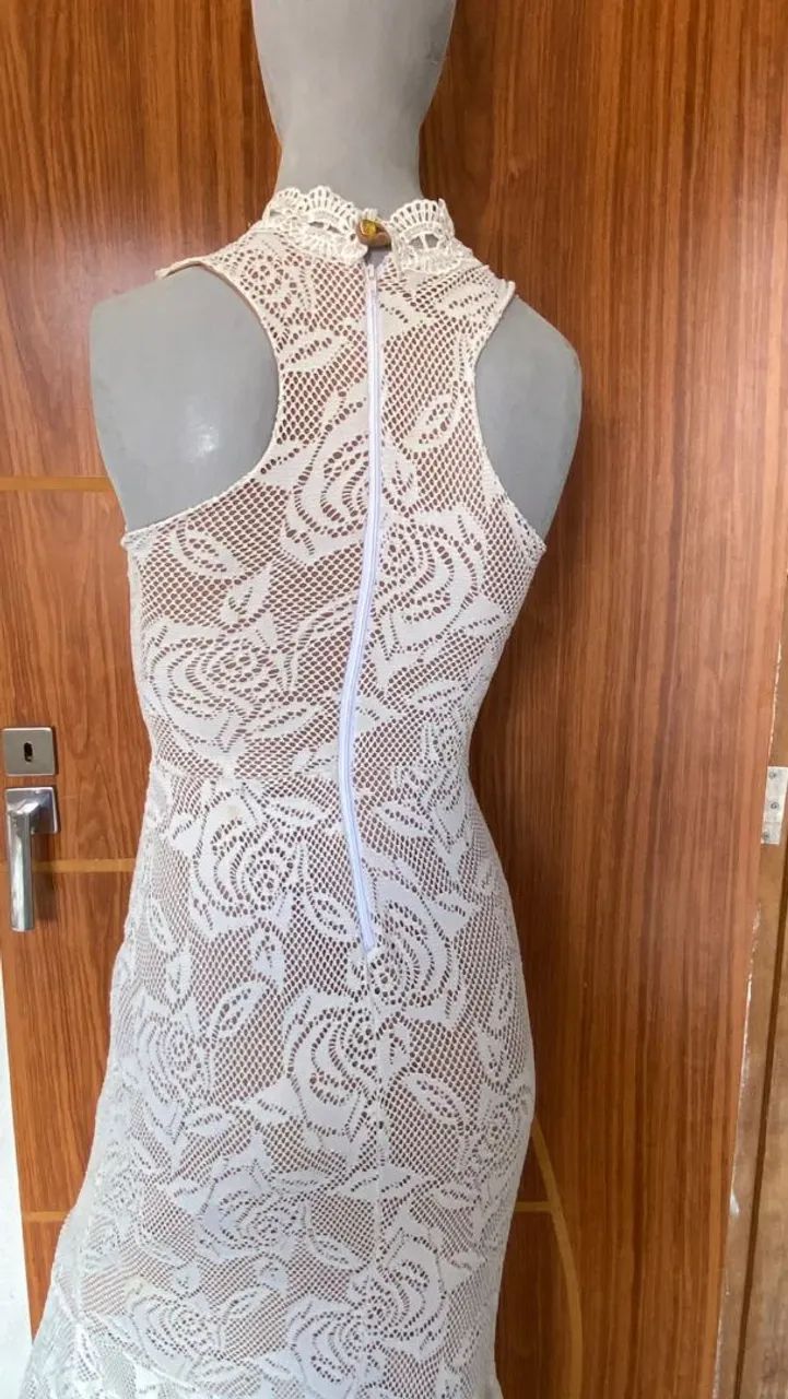 Vestido Social de Renda Lindíssimo da Thicca - Foto 3