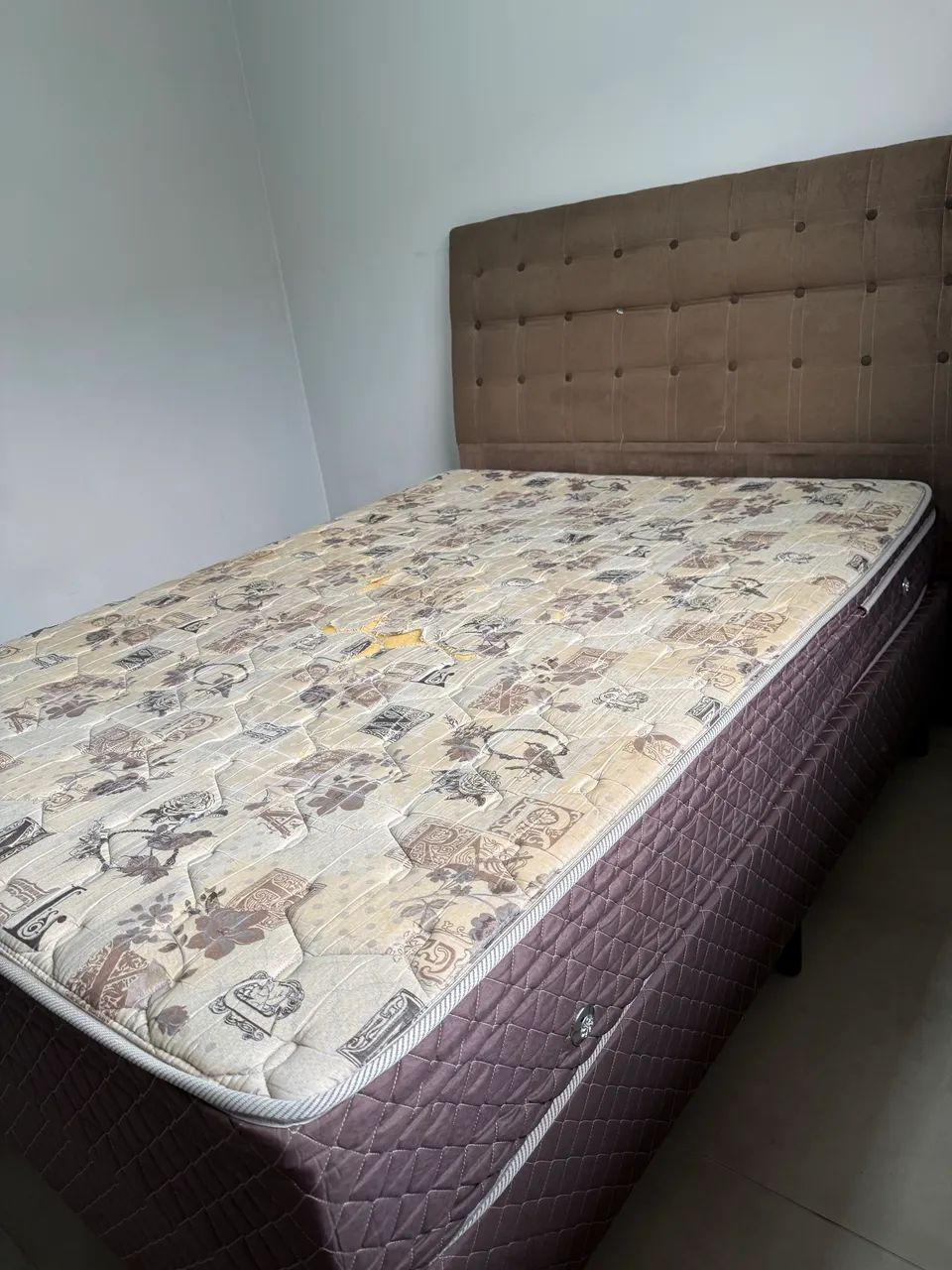 Cama box casal com cabeceira - Foto 2