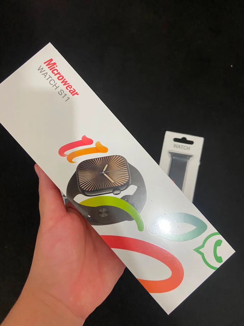 Smartwatch S11 Pro Série 11 +2 Pulseiras e case de proteção  - Foto 3