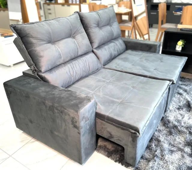 Sofa Retratil Reclinavel Macio e Confortavel