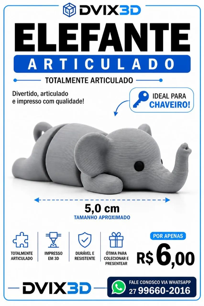 Bichinho articulado 3D - Foto 3