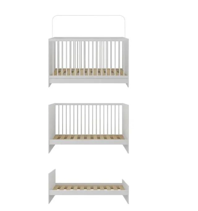 Berço semi novo  3 em 1 com colchão ( berço e depois vira cama )