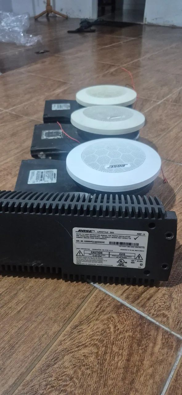 Kit Bose Marine Original 131 + Amplificador SA-3 Náutico - Foto 4