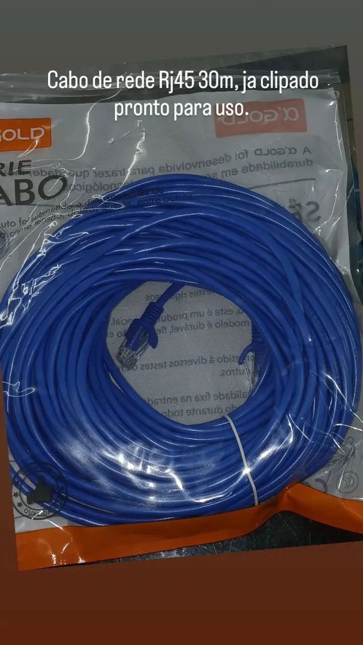 Cabo de rede Rj45