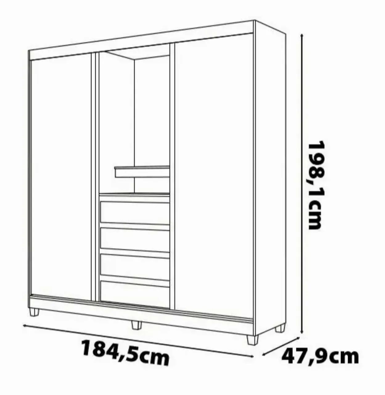 Guarda-roupa casal 